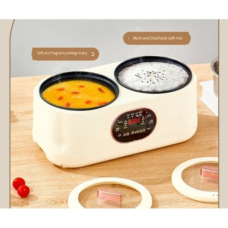 A83G-Multifunctional Electric Hot Pot 3.6L Dual Pot With Digital Controls And Timer, Compact And Versatile Kitchen Appliance EU